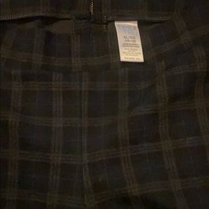 Never worn-black plaid pants